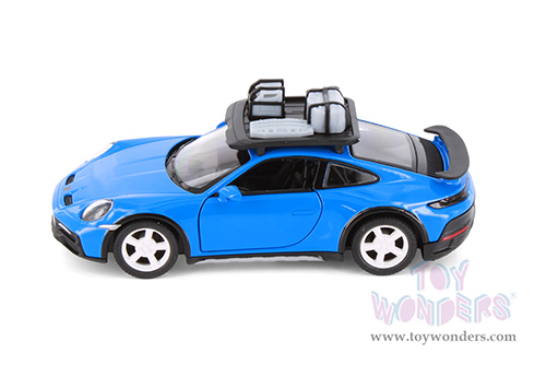 Kinsmart - Porsche 911 Rallye with Roof Rack (1/36 scale die cast model car, Asstd.) 5481D
