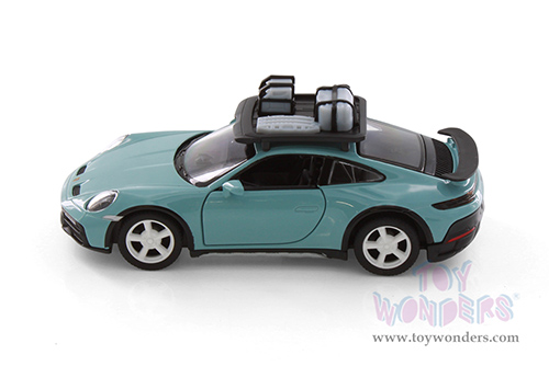 Kinsmart - Porsche 911 Rallye with Roof Rack (1/36 scale die cast model car, Asstd.) 5481D