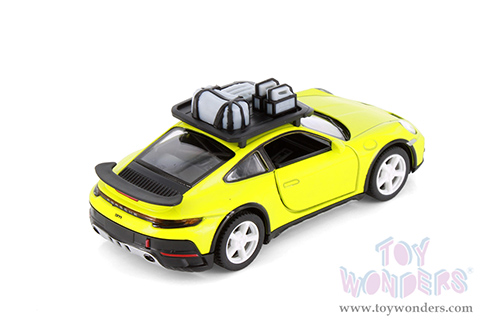 Kinsmart - Porsche 911 Rallye with Roof Rack (1/36 scale die cast model car, Asstd.) 5481D