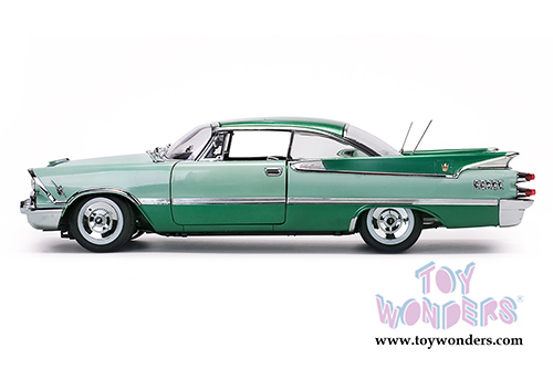 Sun Star Platinum - Dodge Custom Royal Lancer Hardtop (1959, 1/18 scale diecast model car, Jade Poly/Aquamarine) 5483