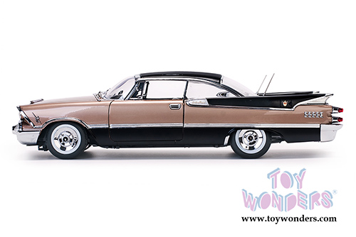 Sun Star Platinum - Dodge Custom Royal Lancer Hardtop (1959, 1/18 scale diecast model car, Jet Black/Mocha) 5484