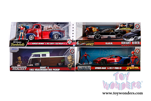 Jada Toys - Hollywood Rides Assortment W46 (1/24, diecast model car, Asstd.) 55401W46