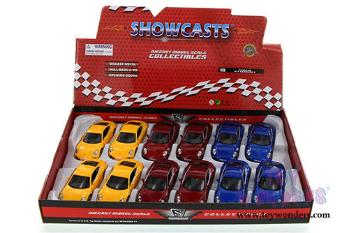 Showcasts Collectibles - Porsche 911 Carrera S Hard Top (5" diecast model car, Asstd.) 555010Z