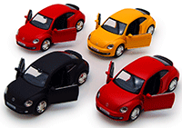 Show product details for Kinsmart - Chevrolet Bel Air Police & Fire Chief (1957, 1/40 scale diecast model car, Black/ Red) 5323/5D