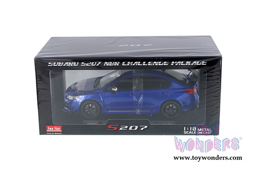 Sun Star - Subaru WRX STi S207 NBR Challenge Package Hard Top (2015, 1/18 scale diecast model car, Blue) 5552
