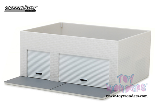 Greenlight Diorama - Mechanic's Corner | Weekend Workshop Create Your Own (1/64 scale diecast/plastic model, White) 57015
