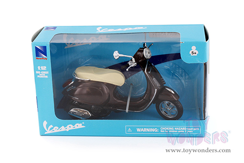 New Ray - Vespa Primavera Scooter (2013, 1/12 scale diecast model bike, Asstd.) 57553