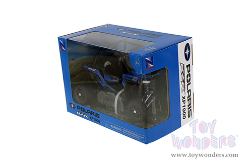 New Ray - Polaris RZR XP 1000 Sport UTV (1/18 scale diecast model bike, Voodoo Blue) 57593B