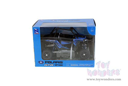 New Ray - Polaris RZR XP 1000 Sport UTV (1/18 scale diecast model bike, Voodoo Blue) 57593B