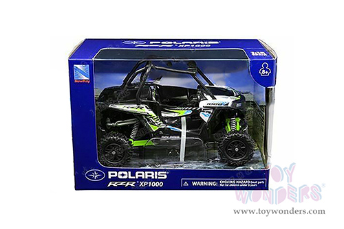New Ray - Polaris RZR XP 1000 Sport UTV (1/18 scale diecast model bike, Green) 57593C