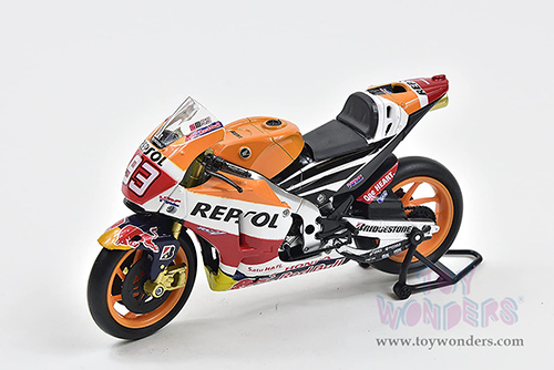 New Ray - Repsol Honda Racing Team - RC213V Street Bike - Marc Marquez (2015, 1/12 scale diecast model car, Orange) 57753