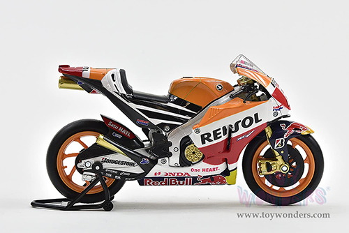 New Ray - Repsol Honda Racing Team - RC213V Street Bike - Marc Marquez (2015, 1/12 scale diecast model car, Orange) 57753