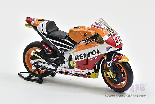 New Ray - Repsol Honda Racing Team - RC213V Street Bike - Marc Marquez (2015, 1/12 scale diecast model car, Orange) 57753
