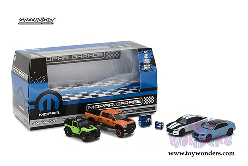 Greenlight Diorama - MOPAR Garage 6 pcs Set (1/64 scale diecast model car, Asstd.) 58041