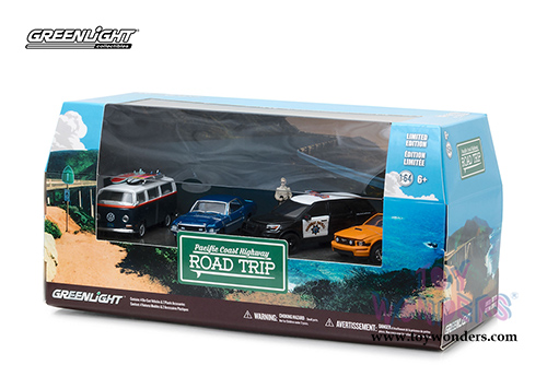 Greenlight Dioramas - Pacific Coast Highway Road Trip (1/64 scale diecast/plastic model, Asstd.) 58043