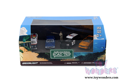 Greenlight Dioramas - Pacific Coast Highway Road Trip (1/64 scale diecast/plastic model, Asstd.) 58043