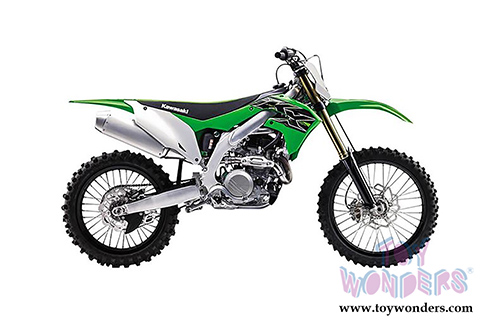 New Ray - Kawasaki KX450F Dirt Bike (2019, 1/12 scale diecast model bike, Green) 58103