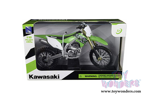 New Ray - Kawasaki KX450F Dirt Bike (2019, 1/12 scale diecast model bike, Green) 58103