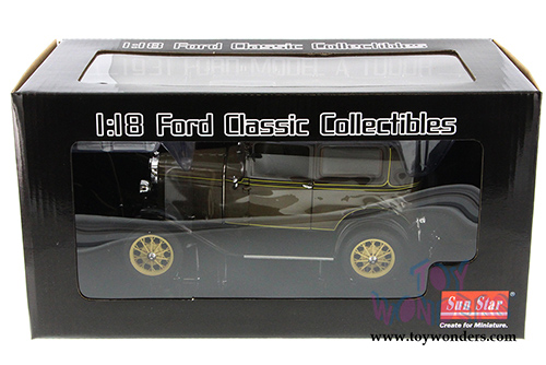 Sun Star Classic - Ford Model A Tudor Truck (1931, 1/18 scale diecast model car, Chicle Drab) 6100