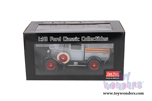 Sun Star Ford Classic - Ford Model A Pickup (1931, 1/18 scale diecast model car, French Gray) 6115GY