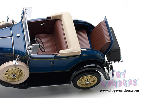 Sun Star Ford Classic - Ford Model A Roadster (1931, 1/18 scale diecast model car, Riviera Blue) 6125BU
