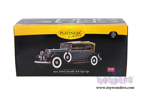 Sun Star Platinum - Ford Lincoln KB Top Up (1932, 1/18 scale diecast model car, Blue) 6161