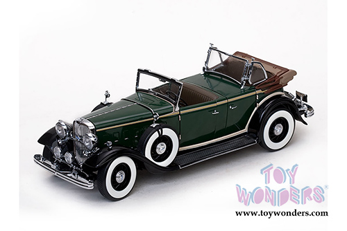 Sun Star Platinum - Lincoln KB Top Down (1932, 1/18 scale diecast model car, Kewanee Green) 6165