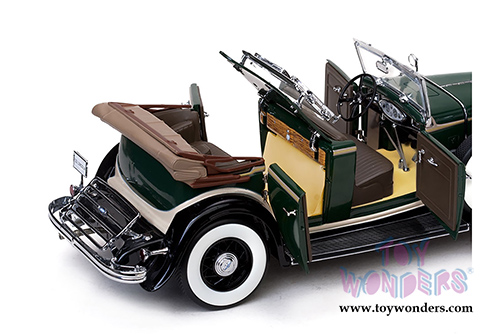 Sun Star Platinum - Lincoln KB Top Down (1932, 1/18 scale diecast model car, Kewanee Green) 6165