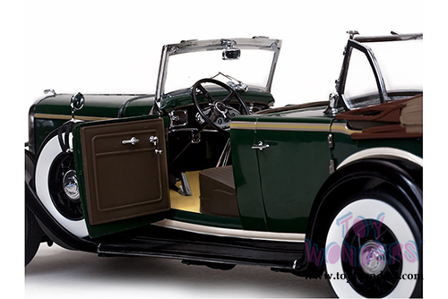 Sun Star Platinum - Lincoln KB Top Down (1932, 1/18 scale diecast model car, Kewanee Green) 6165
