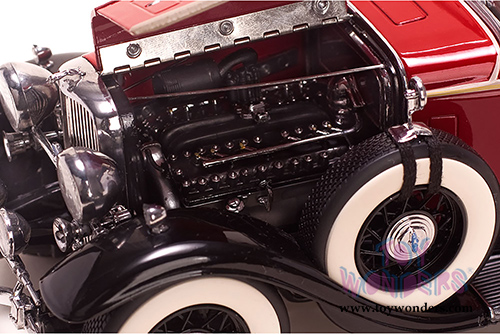 Sun Star Platinum - Ford Lincoln KB Top Down (1932, 1/18 scale diecast model car, Red) 6166