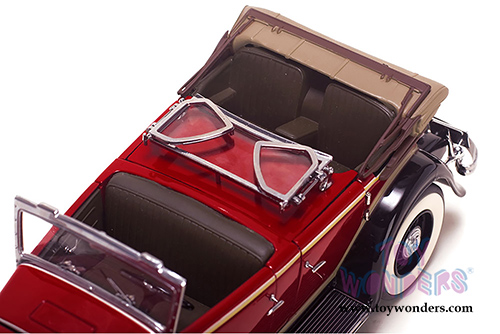 Sun Star Platinum - Ford Lincoln KB Top Down (1932, 1/18 scale diecast model car, Red) 6166