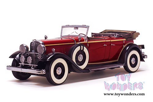 Sun Star Platinum - Ford Lincoln KB Top Down (1932, 1/18 scale diecast model car, Red) 6166