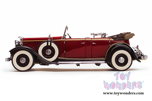 Sun Star Platinum - Ford Lincoln KB Top Down (1932, 1/18 scale diecast model car, Red) 6166
