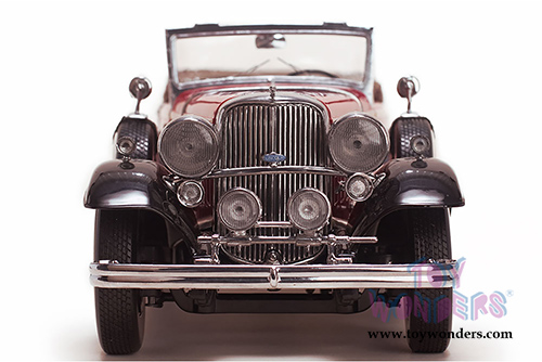 Sun Star Platinum - Ford Lincoln KB Top Down (1932, 1/18 scale diecast model car, Red) 6166