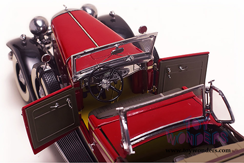 Sun Star Platinum - Ford Lincoln KB Top Down (1932, 1/18 scale diecast model car, Red) 6166