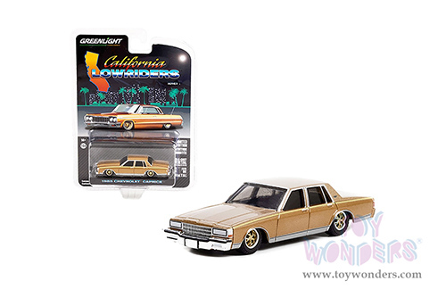Greenlight - California Lowriders Series 1 | Chevrolet&reg; Caprice Lowrider (1985, 1/64 scale diecast model car, Custom Gold) 63010C/48