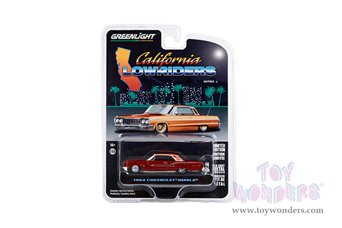Greenlight - California Lowriders Series 2 (1/64 scale diecast model car, Asstd.) 63030/48