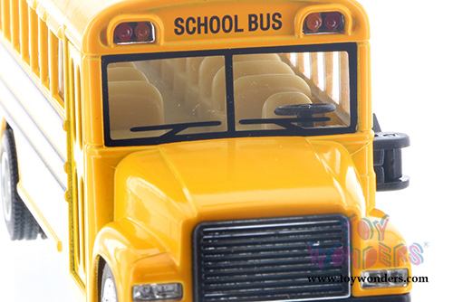 Kinsmart - New York School Bus (6.5" Diecast model car, Yellow) 6501DNY