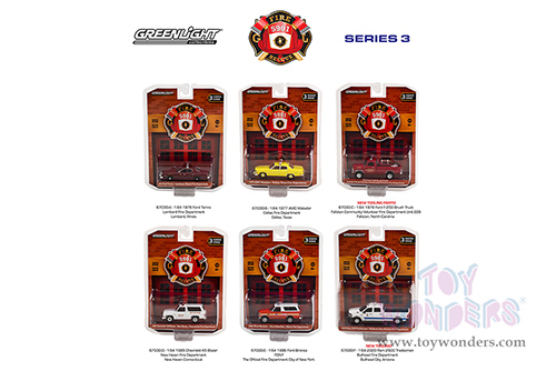 Greenlight - Fire & Rescue Series 3 (1/64 scale diecast model car, Asstd.) 67030/48