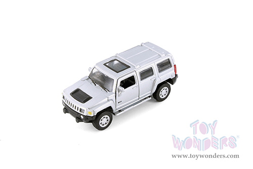 Showcasts® Collectibles - Hummer H3 3-Pack (1/43 scale diecast model car, Asstd.) 67401W/24 MAP: $14.99