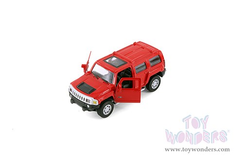 Showcasts® Collectibles - Hummer H3 3-Pack (1/43 scale diecast model car, Asstd.) 67401W/24 MAP: $14.99