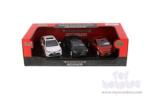 Showcasts&reg; Collectibles - Toyota Corolla Hybrid 3-Pack (1/43 scale diecast model car, Asstd.) 67813W/24 MAP: $14.99