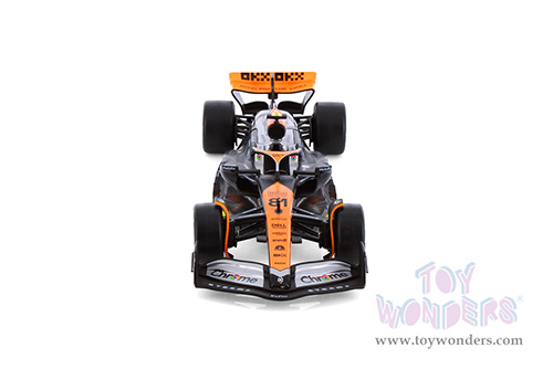 Showcasts® Collectibles - McLaren MCL60 F1 #81 Oscar Piastri & #4 Lando Norris "British GP" (2023) (1/24 scale diecast model car, Asstd.) 68211D MAP: $19.99