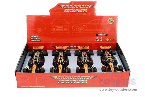 Showcasts® Collectibles - McLaren MCL60 F1 #81 Oscar Piastri & #4 Lando Norris "British GP" (2023) (1/24 scale diecast model car, Asstd.) 68211D MAP: $19.99