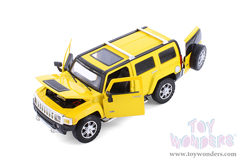 Showcasts® Collectibles - Hummer H3 (1/24 scale diecast model car, Yellow) 68240YL MAP: $22.99