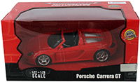 Showcasts® Collectibles - Porsche Carrera GT (1/24 scale diecast model car, Red) 68242R MAP: $19.99