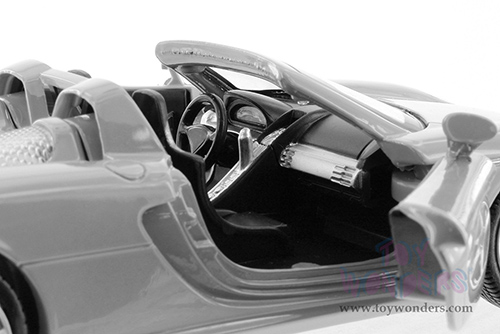 Showcasts® Collectibles - Porsche Carrera GT (1/24 scale diecast model car, Silver) 68242SV MAP: $22.99