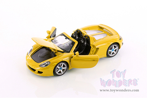 Showcasts® Collectibles - Porsche Carrera GT (1/24 scale diecast model car, Yellow) 68242YL MAP: $22.99