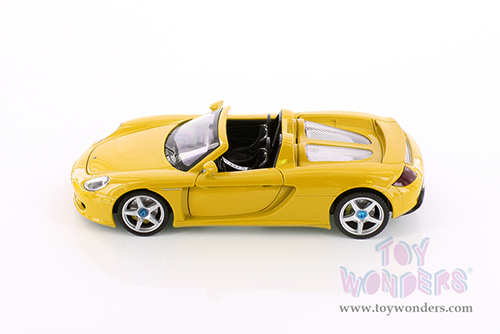 Showcasts® Collectibles - Porsche Carrera GT (1/24 scale diecast model car, Yellow) 68242YL MAP: $22.99