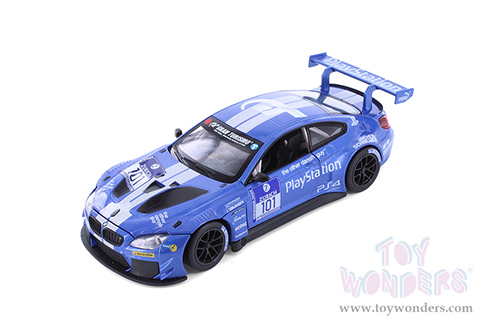 Showcasts® Collectibles - BMW M6 GT3 #101 (1/24 scale diecast model car, Blue) 68255BU MAP: $22.99